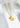 February Iris Birth Flower Necklace in 18K Gold Plated Over 925 Silver with Amethyst Birthstone