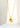September Aster Birth Flower Necklace in 18K Gold Plated Over 925 Sterling Silver with Lapis Birthstone