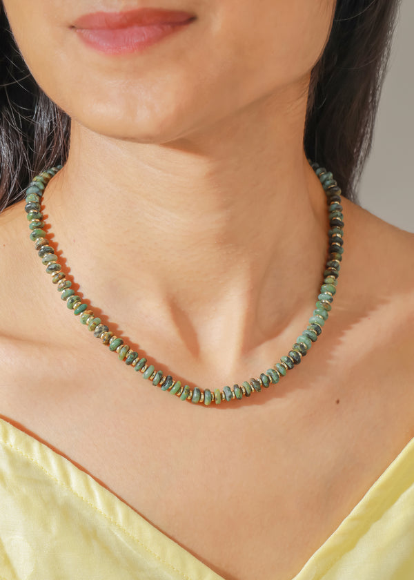 Tranquil Spirit – Howlite Turquoise Necklace