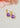 Wellbeing Amethyst Hoop Earrings
